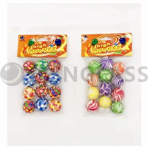 Hot Sale 45MM High Bouncy Ball Children's Toy Rubber Balls PVC Bag Package thumbnail-3