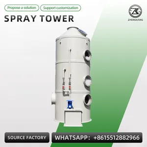 Industrial Spray Tower Waste Gas Purification Tower Gas Scrubber for Factory thumbnail-2