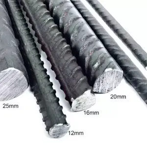 ASTM A615 Grade 60 Reinforcing Deformed Steel Rebar for Construction Rebar Steel Prices thumbnail-1