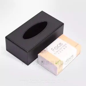 Hotel Room Creative Tissue Box for Home Use, Simple European Living Room, Car Use, Cardboard Box, Light Luxury, Modern Leather thumbnail-2