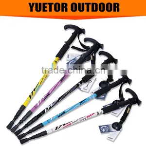3 Section Adjustable Inner Lock Shock Resistant Trekking Pole Hiking Stick Supplier's Choice thumbnail-1