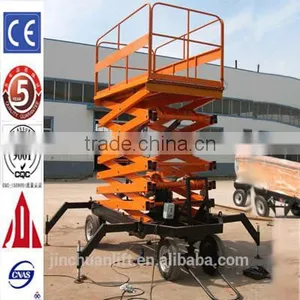 1.35~18m, 0.3 Ton Double Scissor Lift Table /mini Scissor Lift Table /electric Motorcycle Lift Table thumbnail-4