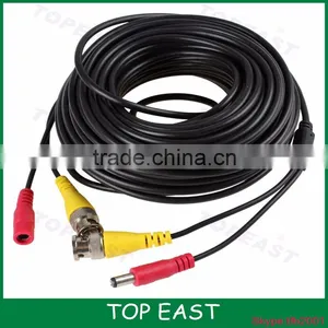 20M CCTV Camera Video Power Cable CCTV Security Camera Extension Wire DVR BNC RCA Cord thumbnail-1