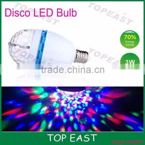 High Quality Decorative House Led Rotating Disco Led Bulb thumbnail-1