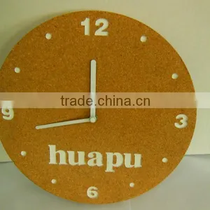 New Arrival Nice Ecfridenly Cork Wall Clock thumbnail-1
