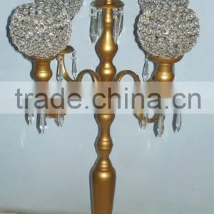WEDDING CANDELABRA,CRYSTAL CANDELABRA, GOLDEN CANDELABRA thumbnail-1