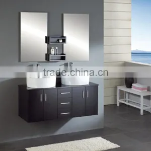 Aqua Gallery Solid Wood Bathroom Furniture With Mirrored Cabinet thumbnail-5