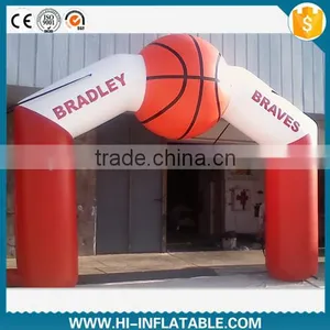 Outdoor Cheap Inflatable Entrance Arch, Inflatable Basketball Sports Arch for Adults thumbnail-1