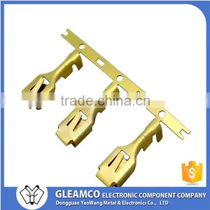 OEM Brass Electrical Receptacle Contact / Brass Contact Pin / Electrical Plug Brass Pin thumbnail-1
