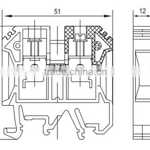 SEK-16 Screw Type Brass Frame Crimping Terminal Block thumbnail-6