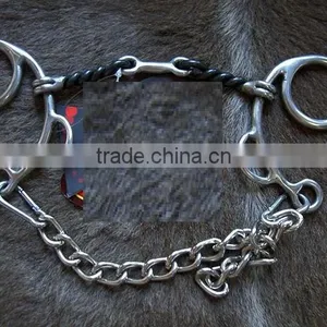 Horse Twisted Dog Bone Gag Bit Veterinary Instruments and Equipment Best Quality thumbnail-1