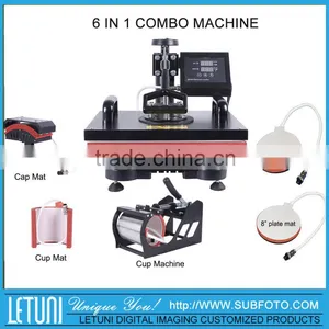 6 in 1 Combo Heat Press Printing Machine thumbnail-1