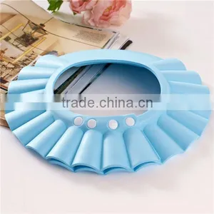 2015 High Quality Soft EVA Ear Shower Cap Hat for Kids thumbnail-2