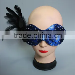Halloween Accessories Cock Feather Mask thumbnail-3