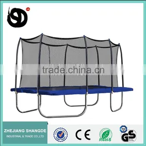 8x12ft Square Large Bungee Trampoline thumbnail-1