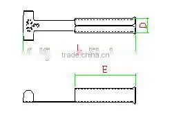 High Precision Electrical Brass Crimping Terminals for Medical Equipment & Vehicle thumbnail-2