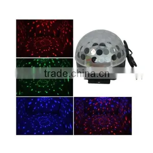 Led Crystal Magic Light up Disco Ball thumbnail-1
