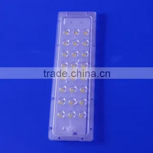 Asymmetrical PC Cree XTE/XPE/XPG Led Street Light Lens for Streetlight thumbnail-5