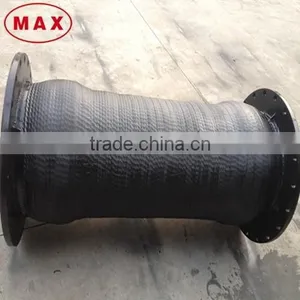 Flexible Suction Hose 24 Inch Diameter 150PSI With Steel Flange Ends thumbnail-2