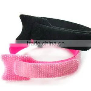 Customized Hook And Loop Tape Cable Ties Tidy Straps Organiser thumbnail-2
