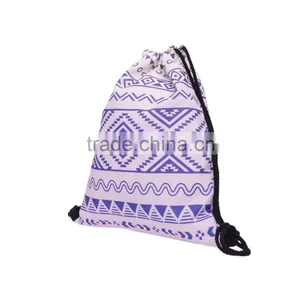 Brand New Hot Sale 3D Printed Aztec Gym Sack Drawstring Bag thumbnail-2