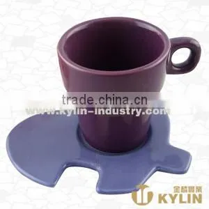 White Porcelain Mug&Saucer thumbnail-1