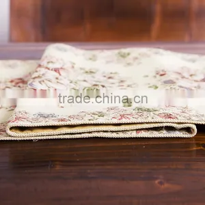FACTORY Wholesale Splice Table Cloth Burlap Table Runner thumbnail-3