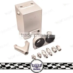 New Fuel Tank Price, Aluminum Cooling Tank With Dual Pump Bracket + Twin Check Valves + Y Fitting thumbnail-1