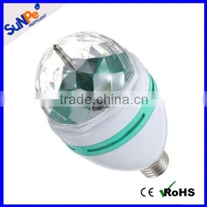 OEM Best Price Self-Rotating LED Disco Laser Light Bulb thumbnail-3