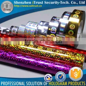 2016 New Design Colorful Custom Hologram Hot Stamping Foil Quality Choice Supplier's Choice thumbnail-1