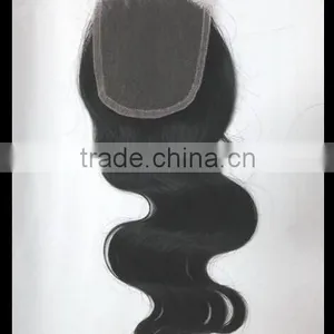 Express Brazilian Human Hair Cheap Virgin Hair Bundles With Free Parting Lace Closure thumbnail-5