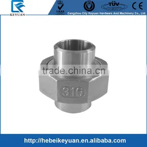 1" SS Cast Conical/Flat Seat Union Connector BW/BW for Filter System thumbnail-1