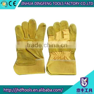 Working Gloves Ordinary Leather Industrial Leather Gloves Supplier in China Working Leather Gloves thumbnail-4