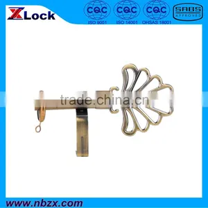 Decorative Iron Peacock Tail Curtain Rod/curtain Pole Set (6025-22H4L3W) thumbnail-1