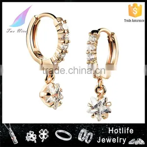 Women Fashion Trend Gift Cubic Zircon 2016 Hot Hanging Earring thumbnail-1