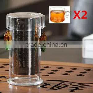 Super Mainland Special Design Stainless Infuser Two Ears Teapot Handle Borosilicate Teapot Glass Teapot 250ml Teapot Tea Sets thumbnail-2