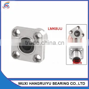 8mm Inner Diameter Square Flange Linear Motion Bushing Ball Bearing LMK8UU thumbnail-2