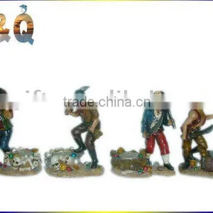 Resin Pirate Candle Holder thumbnail-1