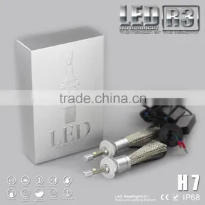 High Quality 40W 4800 Lumen H7 Auto Headlight Bulb 12-24V DC Automotive Universal 2015 Led Car Headlight thumbnail-1
