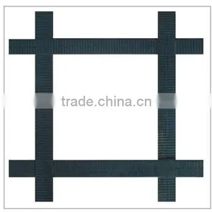 80KN/m--80KN/m,5.95mx50m/Roll,Steel Plastic Geogrid thumbnail-1