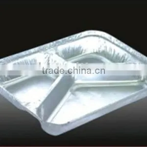 3-Compartments Foil Tray thumbnail-1