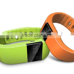 New Arrival OLED Display Backlight Silicone Smart Bracelet Pedometer, Waterproof Bluetooth 4.0 Sleep Mornitoring Wristband thumbnail-1