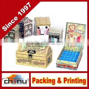Watch Display Jewelry Case Box Storage Holder Leather, Glass Top Jewelry Case (110236) thumbnail-1