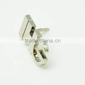 Promotional Gifts Hard Sliver Plating Letter Metal Pin Badge thumbnail-2