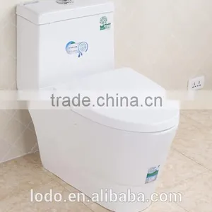 TOP SALES SIPHONIC S-TRAP 300MM SINGLE PIECE TOILET thumbnail-2