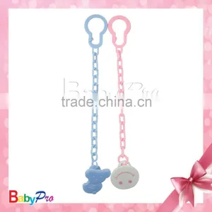 Made in China High Quality Baby Goods Colorful Cute Design Baby Pacifier Holder Pacifier Chain Clip thumbnail-3