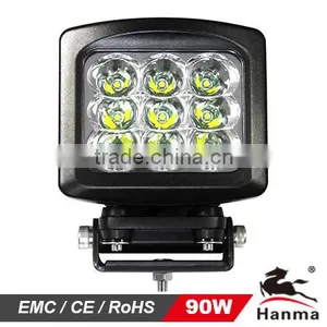 NEW!! 9X10W 90W LED Led Truck Work Light,12/24V on Excavator,farming,trailer,Truck,Mining,Forklifts,IP68 thumbnail-1