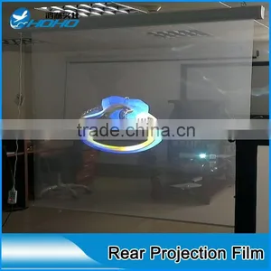 Transparent Holographic Rear Projection Film With Best Image Effect thumbnail-1