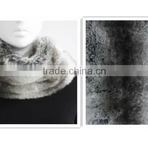 100% POLYESTER FAKE FUR NECK GAITER thumbnail-1