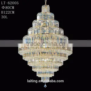 Modern Luxury Restaurant K9 Crystal Large Chandelier thumbnail-1